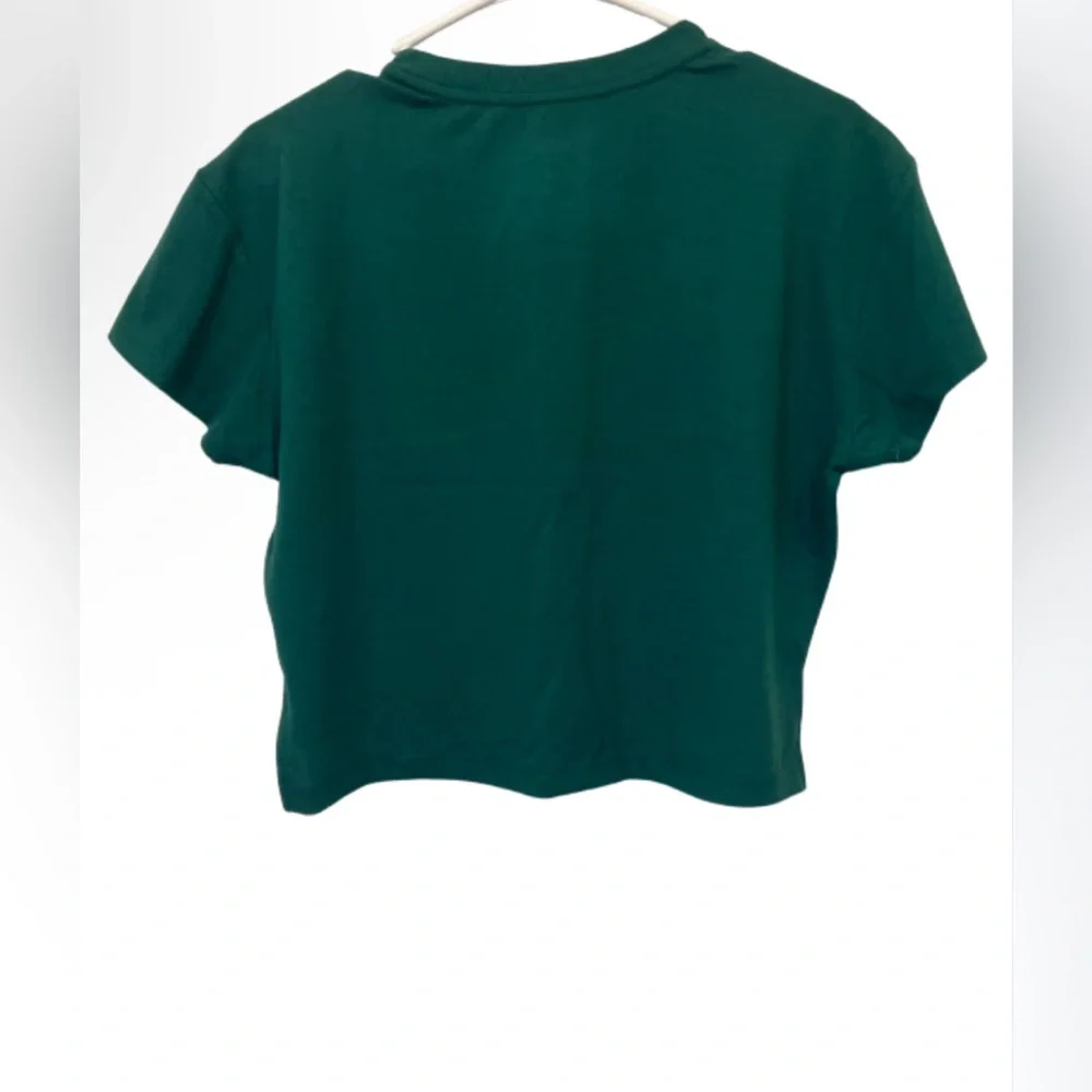 NWT Prince Pickleball Women's Green Short Sleeve Cropped Shirt Size Small - Picture 5 of 8
